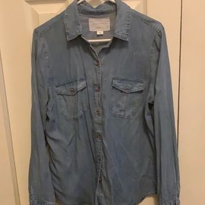 Denim jean shirt